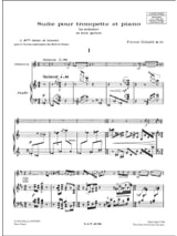 Suite Opus 133 En 3 Parties - Florent Schmitt - Partition - Trompette
